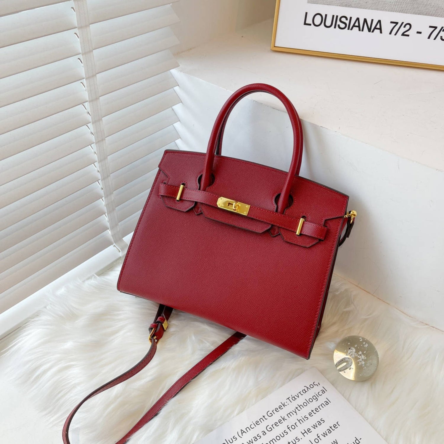 CHELSEA BAG - RED Red - Totes Luxe UK