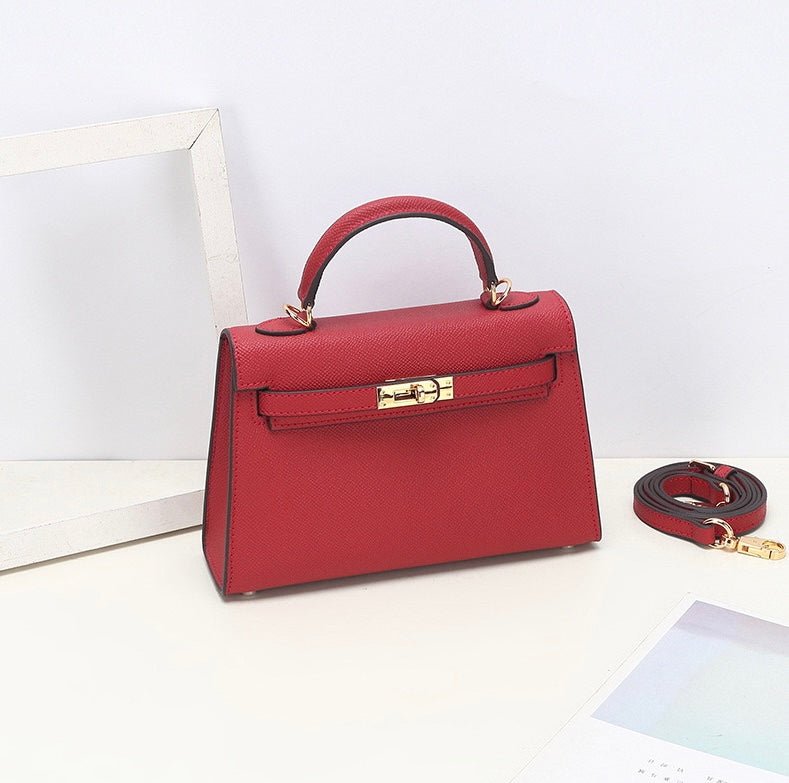 LONDON BAG Red / Standard (22cm) - Totes Luxe UK